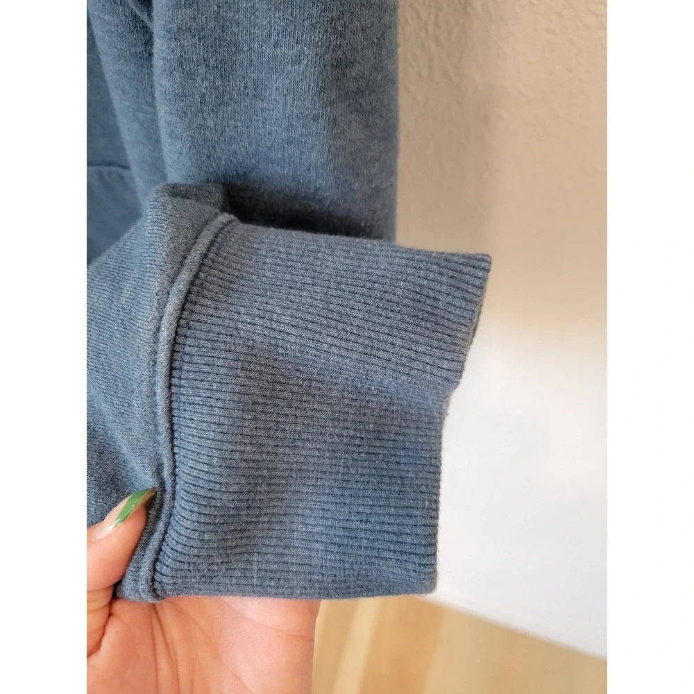 The North Face‎ Blue Logo Hoodie – Men's Large